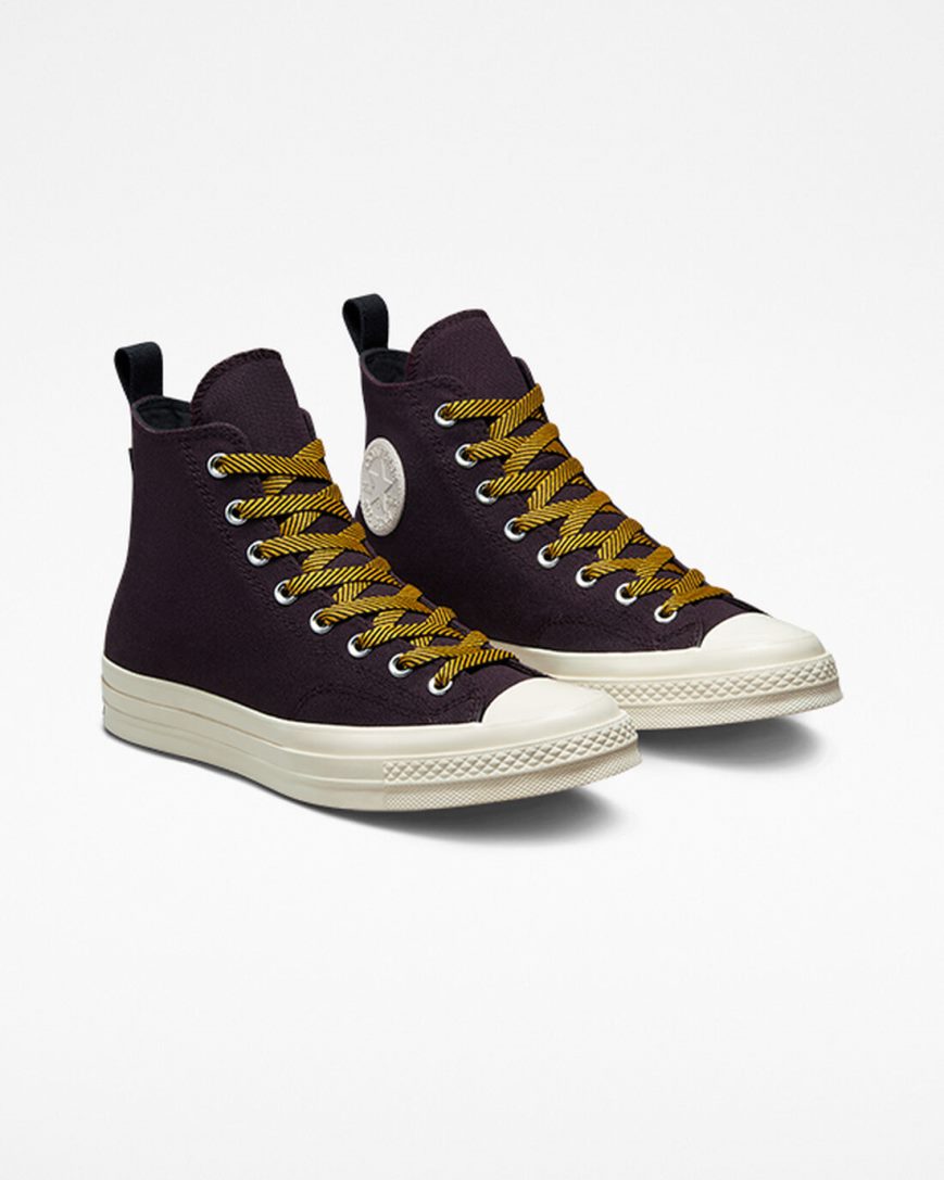 Tenisi Inalti Dama Converse Chuck 70 Counter Climate GORE-TEX Negrii Roz Galbeni | RO CLIE13724